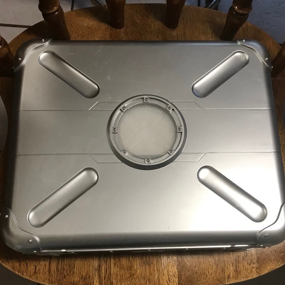 Rare Marvel Cinematic Universal Phase I Avengers Initiative Shield Suitcase.